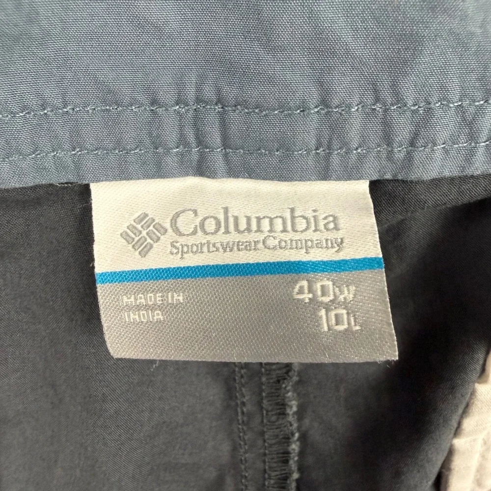 Columbia Sportswear Mens‎ Gray Casual Outdoor Shorts Size 40W 10L 40 x 10